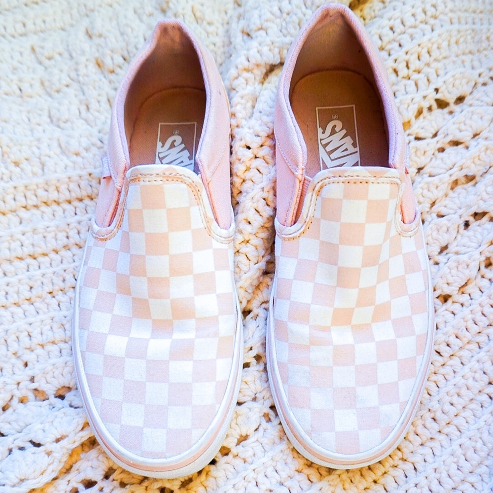 CHECKERED SLIP ON VANS
